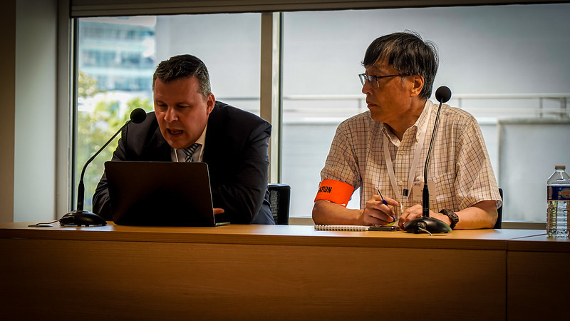 Damir Filipovic and Antonio Kung speaking